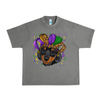 Tornado mardi gras hat dachshund puppy Urban Heavy Tee - RanaPortraitStore