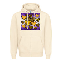 Sandshell lakers hearts Zipper Hoodie - JahusDesignShop