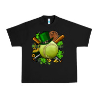 Black st.patrick's day softball Urban Heavy Tee - FaDigitalArtStudio