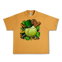 Peanut Butter st.patrick's day softball Urban Heavy Tee - FaDigitalArtStudio