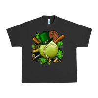 Pigment Black st.patrick's day softball Urban Heavy Tee - FaDigitalArtStudio
