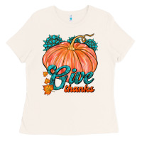 Bone Give Thanks Ladies Tee - FaDigitalArtStudio