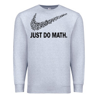 Heather Grey just do math Premium Sweatshirt - DesigneFamous