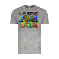 Cloud Rock look beyond autism and see someone special Vintage Tee - FaDigitalArtStudio