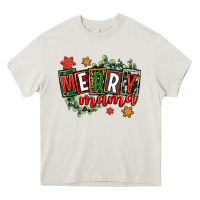 Cream merry mama Heavy Core Tee - CowGirlArtShop