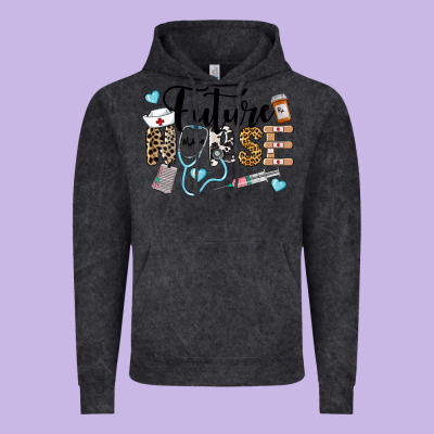 Western Future Nurse Vintage Hoodie Designed By Lillyallendesigns