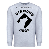 Heather Grey lassos diamond dogs classic Premium Sweatshirt - DesigneFamous