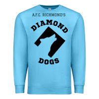 Ocean Blue lassos diamond dogs classic Premium Sweatshirt - DesigneFamous