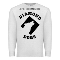 Oatmeal Heather lassos diamond dogs classic Premium Sweatshirt - DesigneFamous