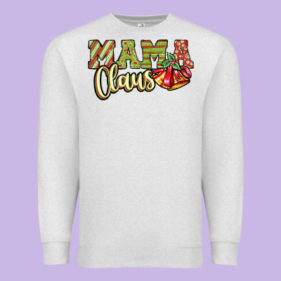 Mama Claus Premium Sweatshirt Designed By Jahusdesignshop