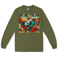Army Green flamenco dancer tumbler Long Sleeve Tee - BundleAndBundleShop