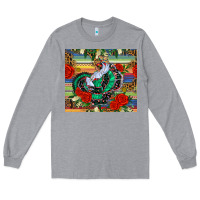 Heather Grey flamenco dancer tumbler Long Sleeve Tee - BundleAndBundleShop