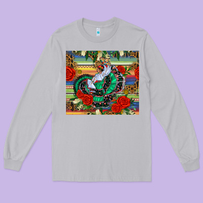 Flamenco Dancer Tumbler Long Sleeve Tee Designed By Bundleandbundleshop
