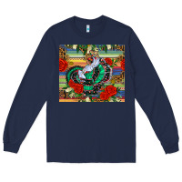 Navy flamenco dancer tumbler Long Sleeve Tee - BundleAndBundleShop
