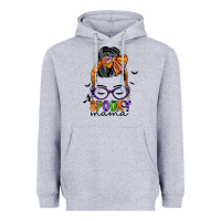 Heather Grey spooky mama Heavyweight Hoodie - JahusDesignShop