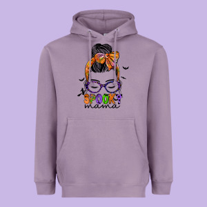 Spooky Mama Heavyweight Hoodie Designed By Jahusdesignshop