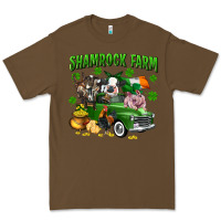 Cacao Shamrock farm Premium Tee - CowGirlArtShop