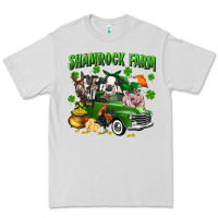Dove Grey Shamrock farm Premium Tee - CowGirlArtShop