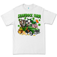 White Shamrock farm Premium Tee - CowGirlArtShop