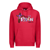 Cardinal easter he is risen matthew 28 6 Premium Hoodie - Jasminsmagicworld