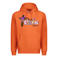 Carrot easter he is risen matthew 28 6 Premium Hoodie - Jasminsmagicworld