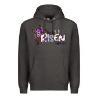 Smoke easter he is risen matthew 28 6 Premium Hoodie - Jasminsmagicworld