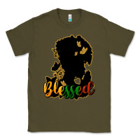 Army Green Blessed black history Classic Tee - HowdyJamesFarm