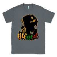 Charcoal Heather Blessed black history Classic Tee - HowdyJamesFarm