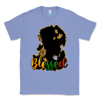Colony Blue Blessed black history Classic Tee - HowdyJamesFarm