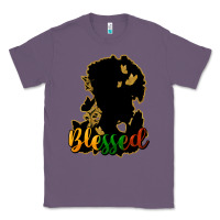 Lavender Blessed black history Classic Tee - HowdyJamesFarm
