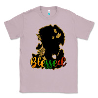Lilac Blessed black history Classic Tee - HowdyJamesFarm