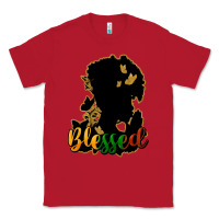 Red Blessed black history Classic Tee - HowdyJamesFarm