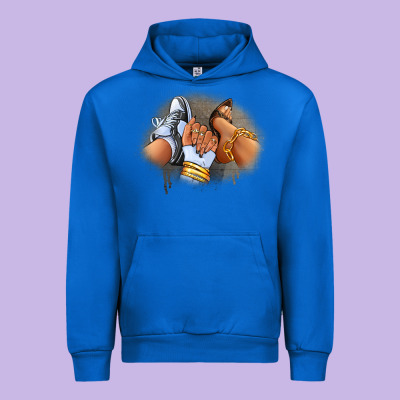 Sneaker And Heel Afro Woman Urban Hoodie Designed By Ranaportraitstore