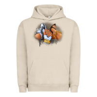 Pigment French Oak Sneaker and heel afro woman Urban Hoodie - RanaPortraitStore