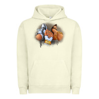 Pigment Pistachio Sneaker and heel afro woman Urban Hoodie - RanaPortraitStore