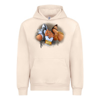 Sandshell Sneaker and heel afro woman Urban Hoodie - RanaPortraitStore