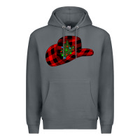 Rock cowboy christmas Premium Hoodie - CowhideDigitalArt