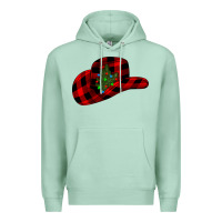 Seafoam cowboy christmas Premium Hoodie - CowhideDigitalArt