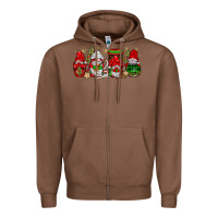 Chestnut christmas mexican gnomies coffee Zipper Hoodie - JahusDesignShop