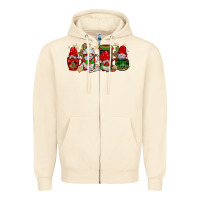 Sandshell christmas mexican gnomies coffee Zipper Hoodie - JahusDesignShop