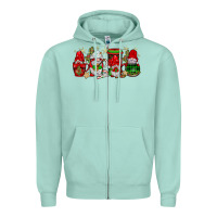 Seafoam christmas mexican gnomies coffee Zipper Hoodie - JahusDesignShop