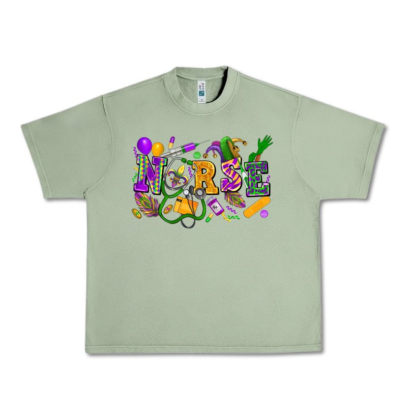 Nurse Mardi Gras Urban Heavy Tee by FaDigitalArtStudio | Teevron