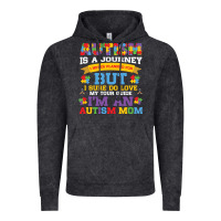 Vintage Black lil autism mom Vintage Hoodie - CowhideDigitalArt
