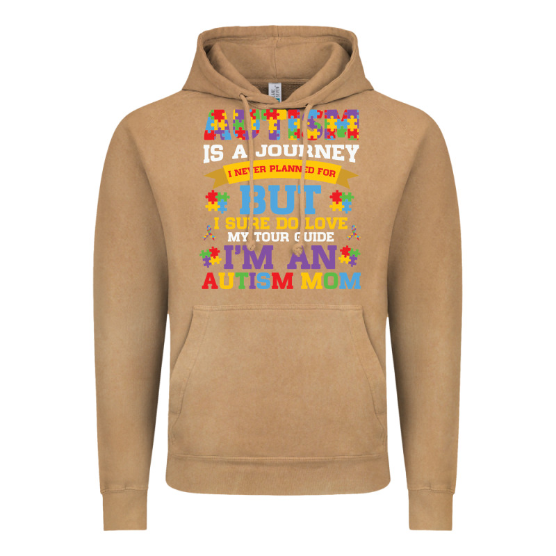 Lil Autism Mom Vintage Hoodie by CowhideDigitalArt | Teevron