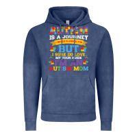 Vintage Denim lil autism mom Vintage Hoodie - CowhideDigitalArt