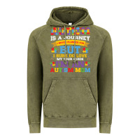 Vintage Olive lil autism mom Vintage Hoodie - CowhideDigitalArt