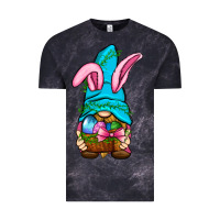 Cloud Black Easter Wicker Basket Gnome Vintage Tee - BundleAndBundleShop
