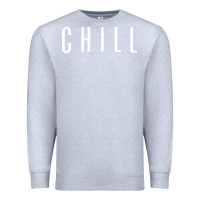 Heather Grey chill Premium Sweatshirt - DesigneFamous