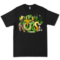 Black lucky nurse St. Patrick's Premium Tee - HowdyJamesFarm