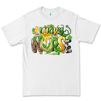 White lucky nurse St. Patrick's Premium Tee - HowdyJamesFarm